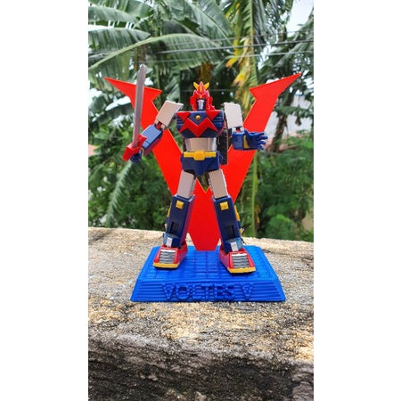 3d printed minipla Voltes V display base ONLY