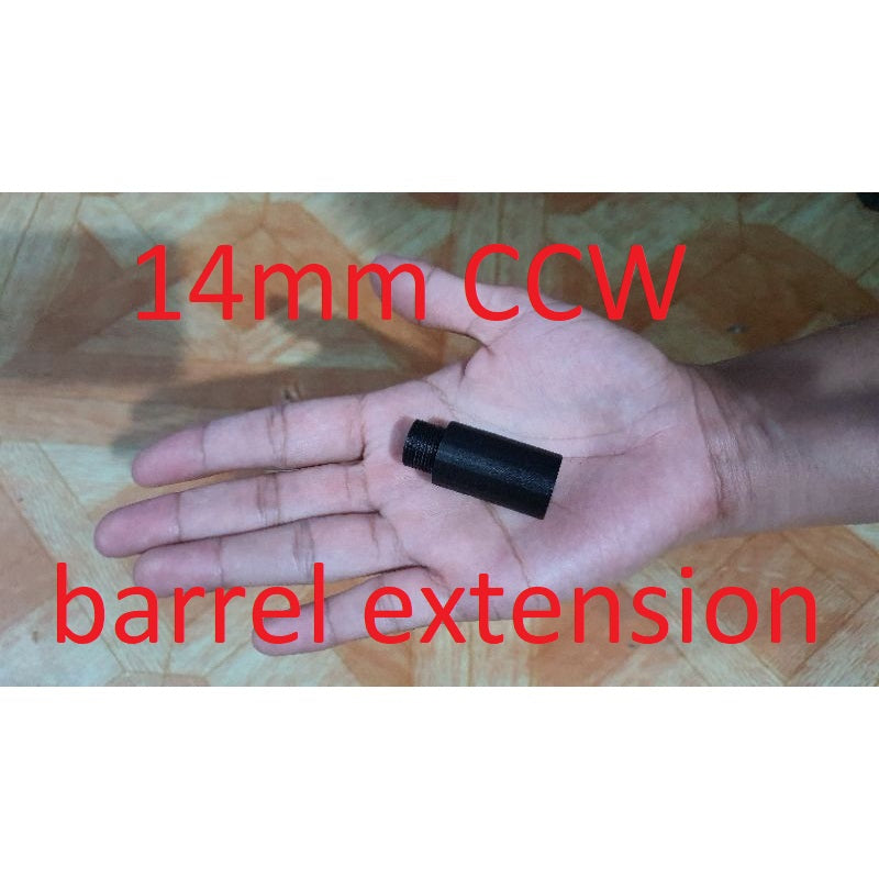 3d printed 14mm CCW barrel extension kit (various sizes)