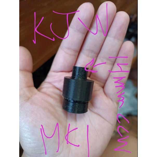 3d printed KJW MK1 14mm CCW Adapter for softair