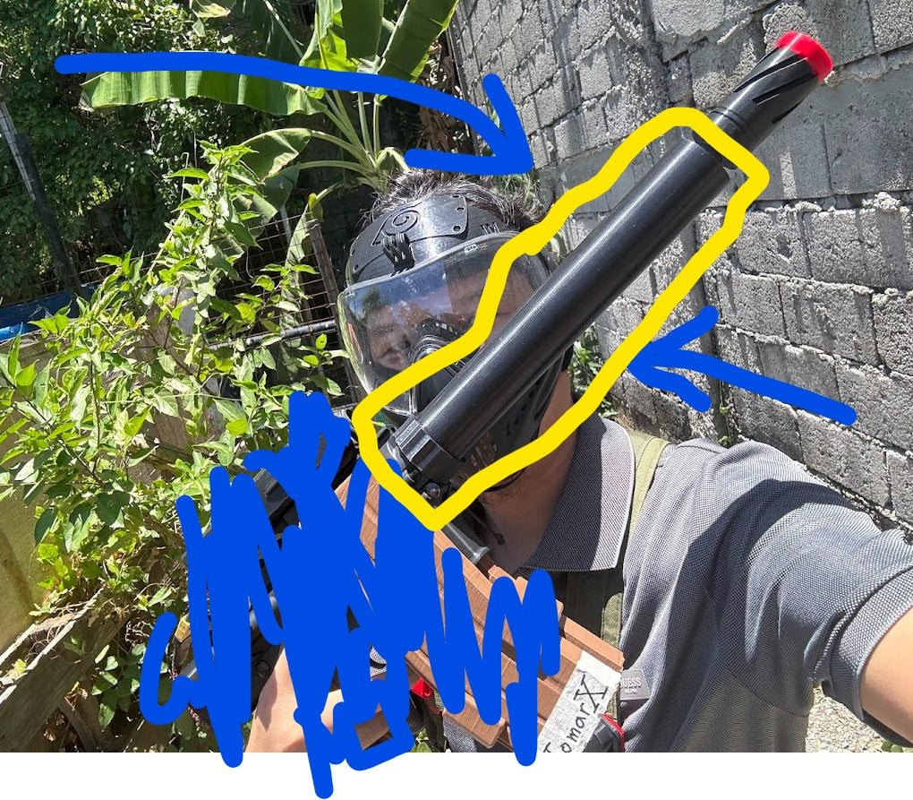 jomarx's 3d printed plastic speedball HandGuards for Gel Blasters / SoftAirz