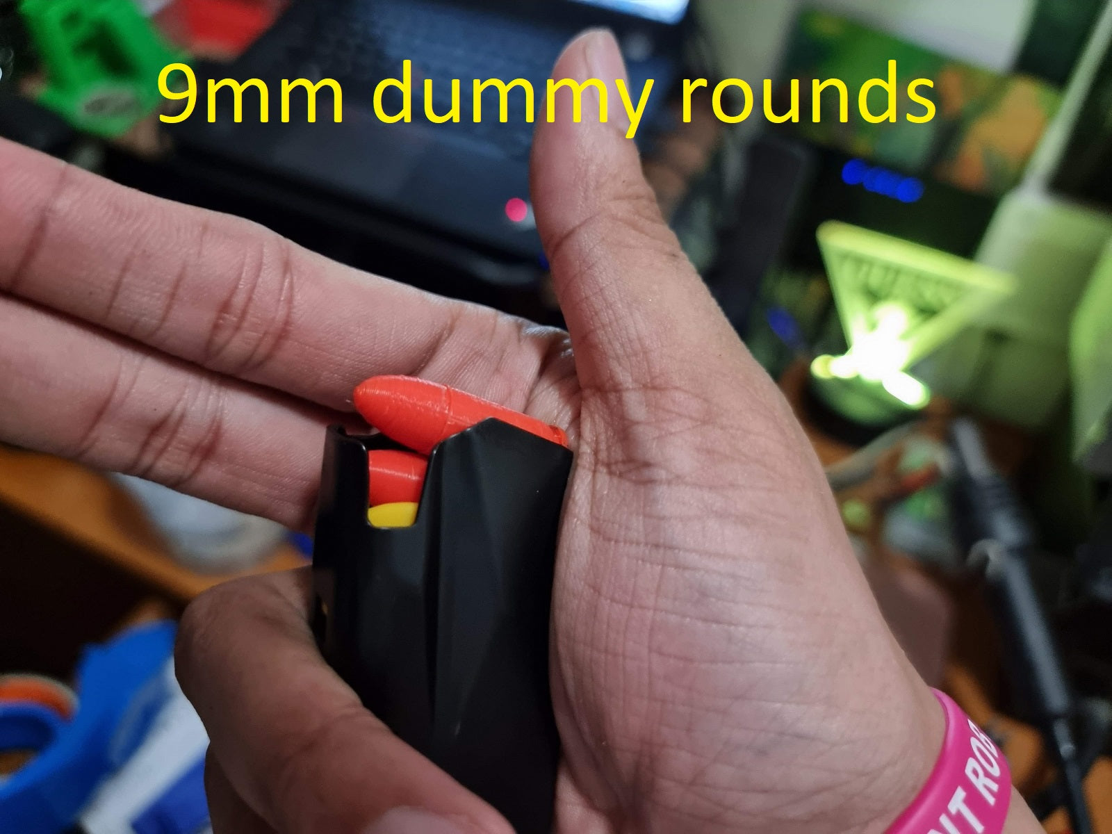 3d printed 9mm dummy rounds TOYs ONLY!