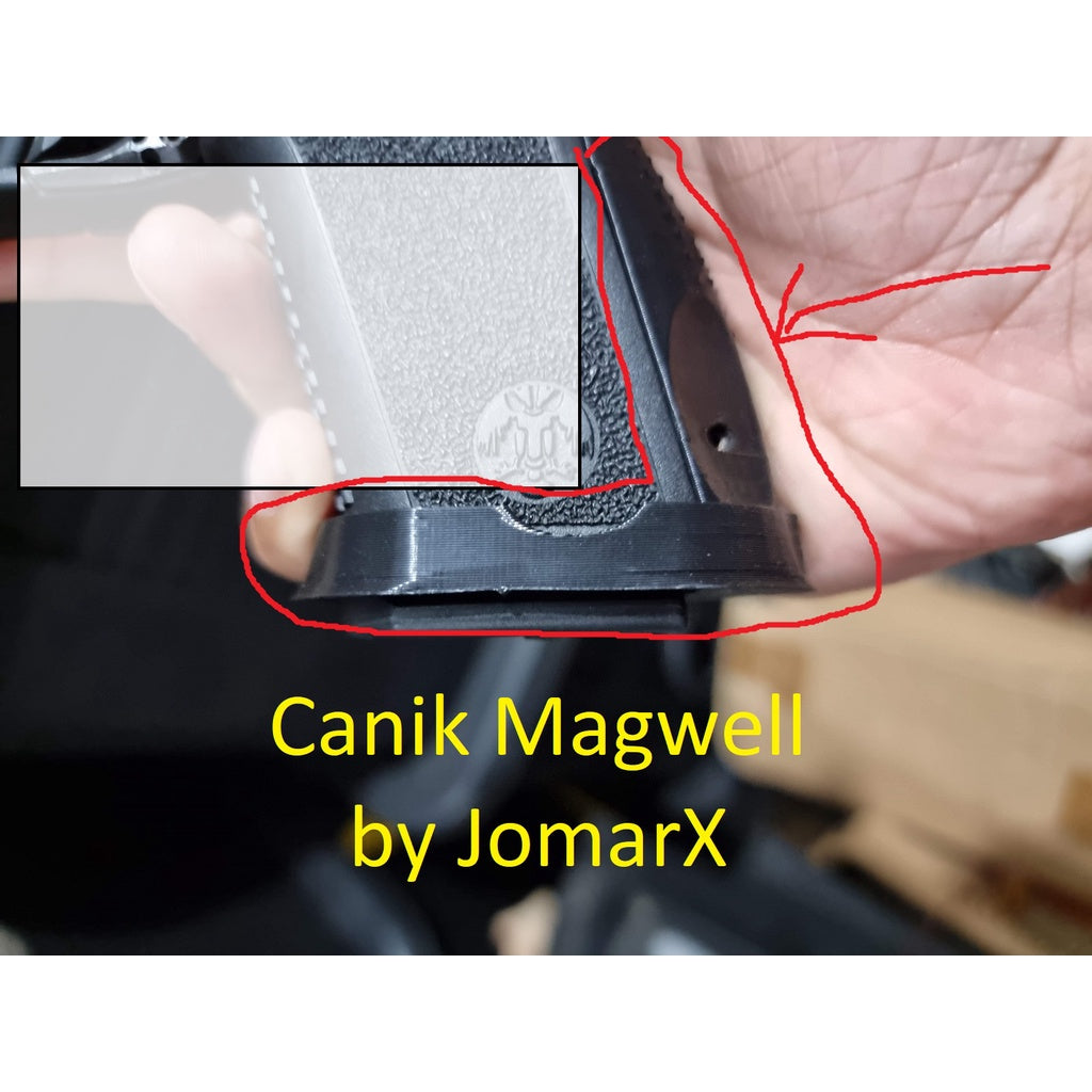 3D printed Canik TP9 Magwell
