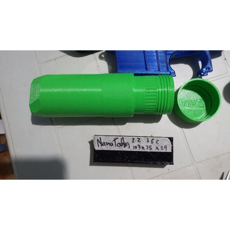 3d printed Speedball Battery Stock (Circular) designed by JomarX