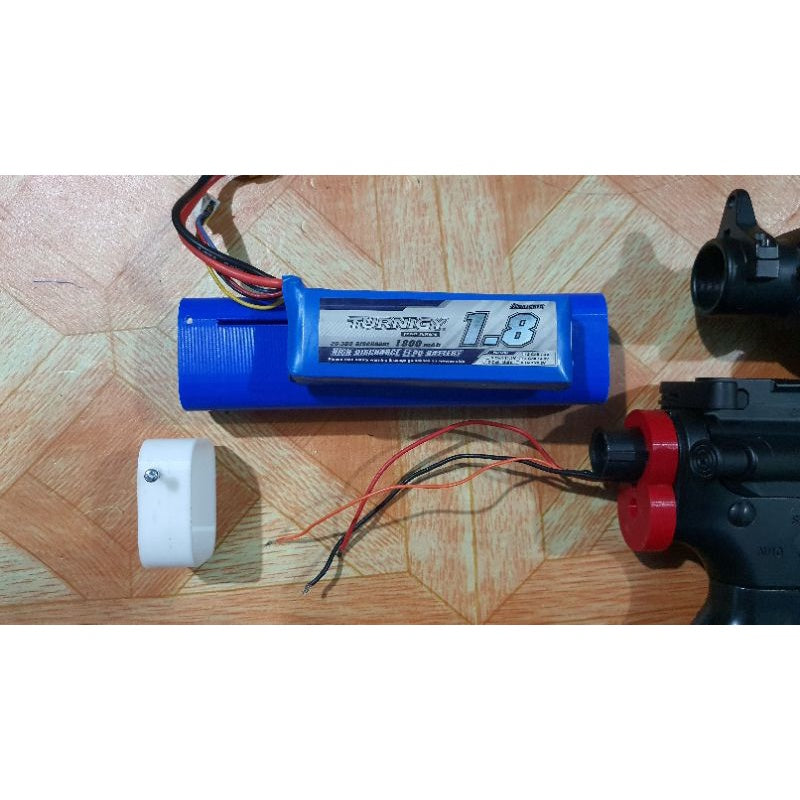 3D Printed SpeedBall Battery Stock by JomarX