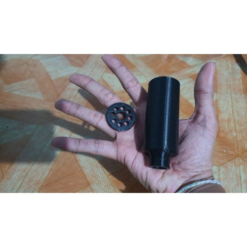 3d printed 3, 7 inch barrel cover / supp