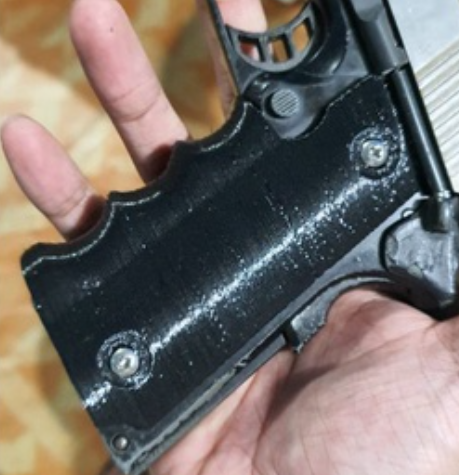1911 rubber TPU grips for softair