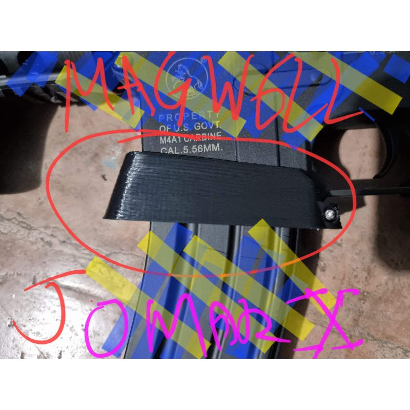 3D printed M.4 receiver magwell
