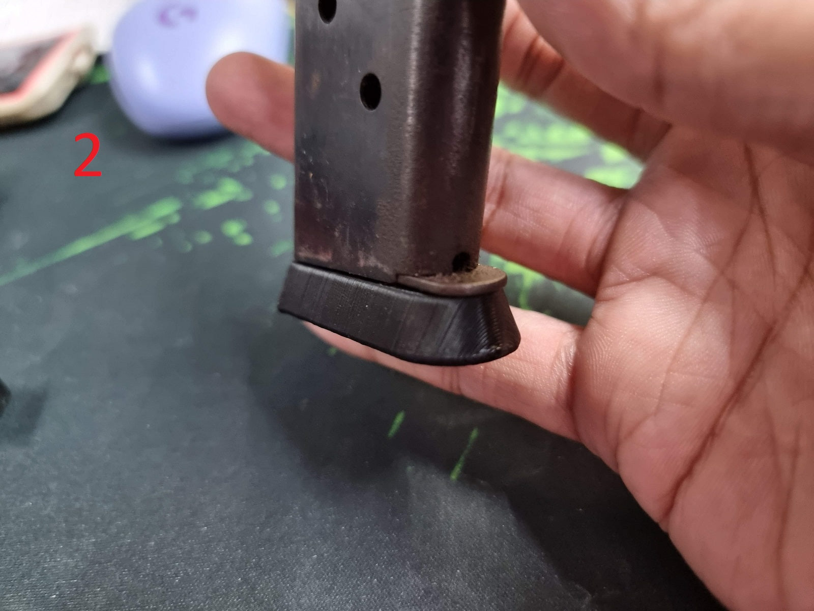 3D Printed 1911 Single Stack PLASTIC Base Pad with Screws (RS)