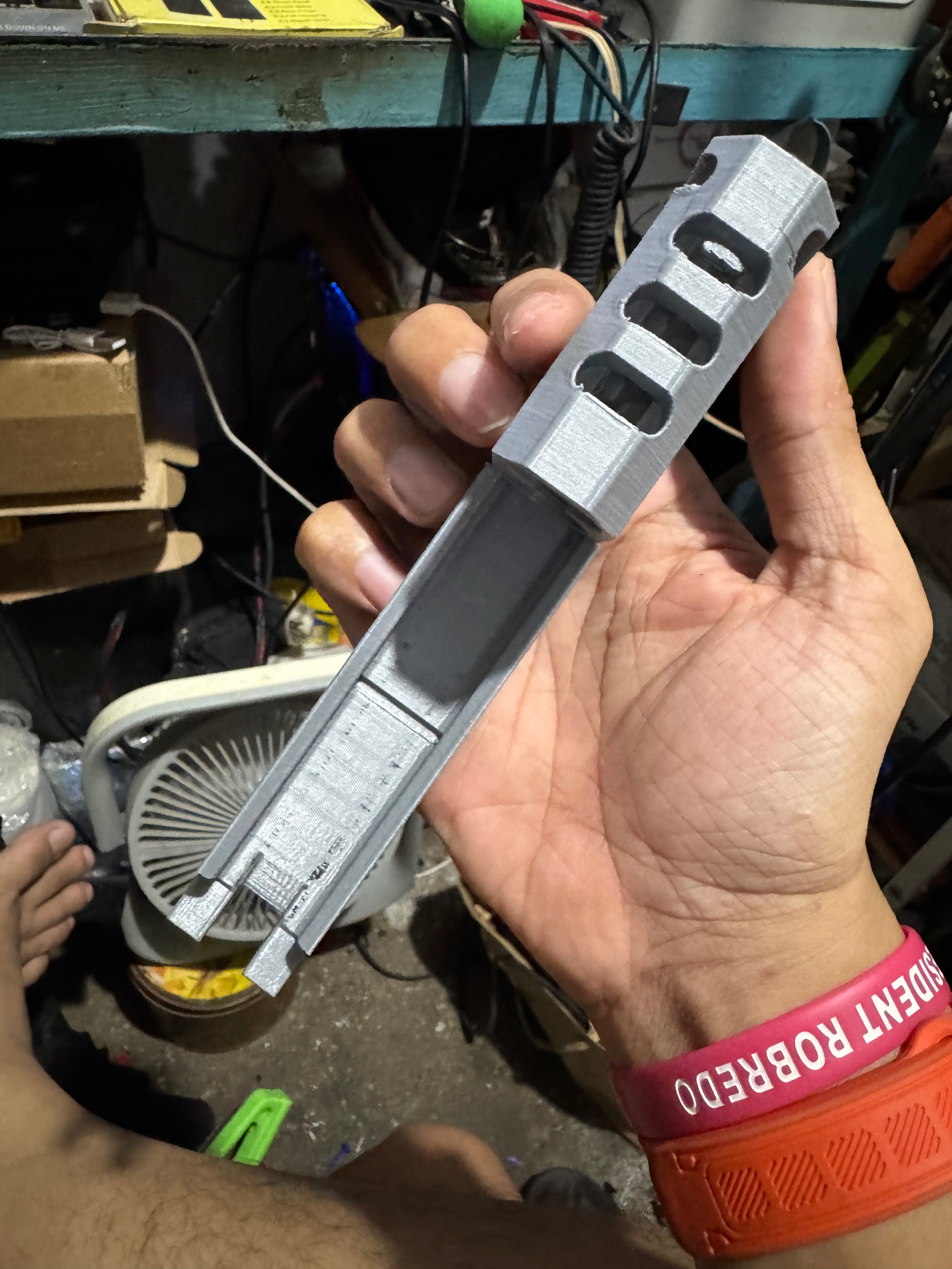 4d printed Long Compensator TOY for the TTI John Wick 3 GBB