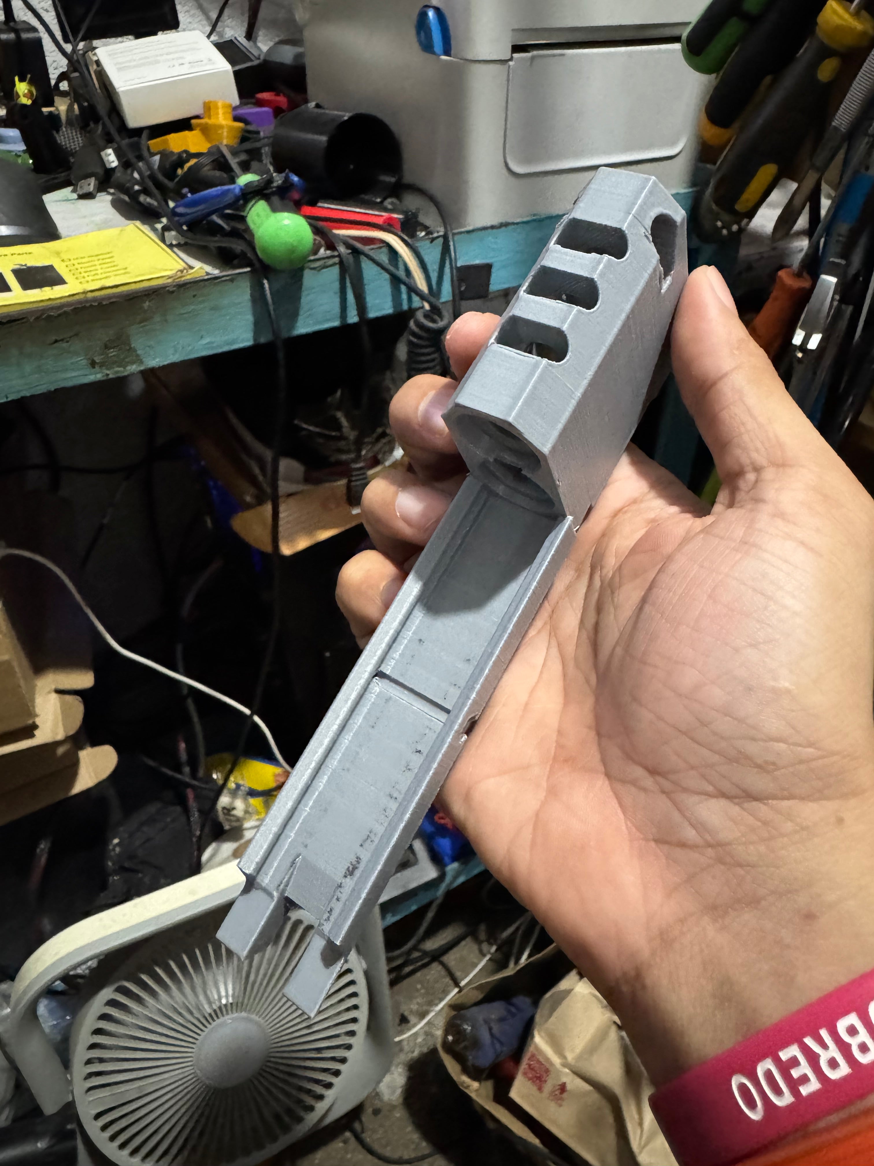 4d printed Long Compensator TOY for the TTI John Wick 3 GBB