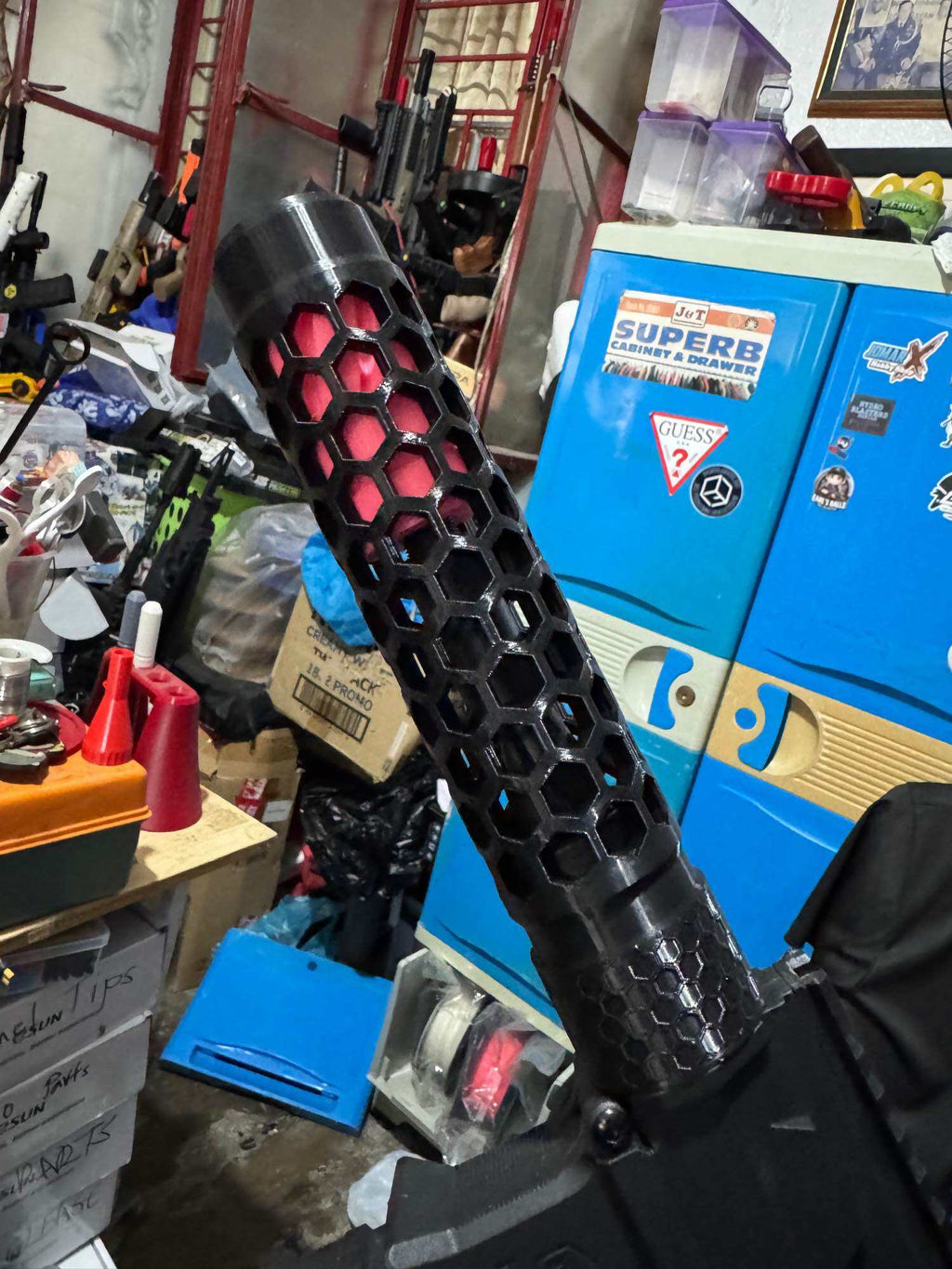 JomarX WD PDX 3d printed custom twist handguards for gel blasters toy