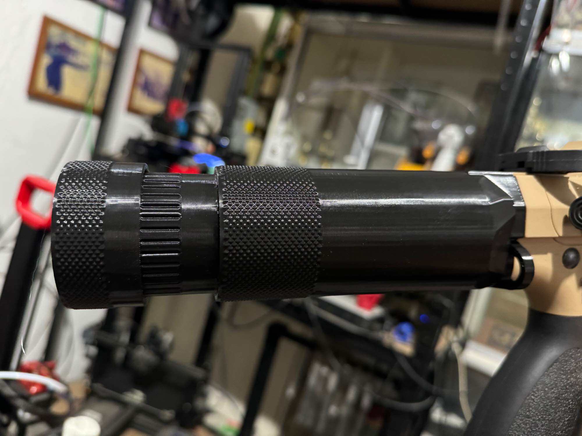 JomarX 3d printed speedball stock for TG ARP9 / WD PDX Gel Blaster TOYS