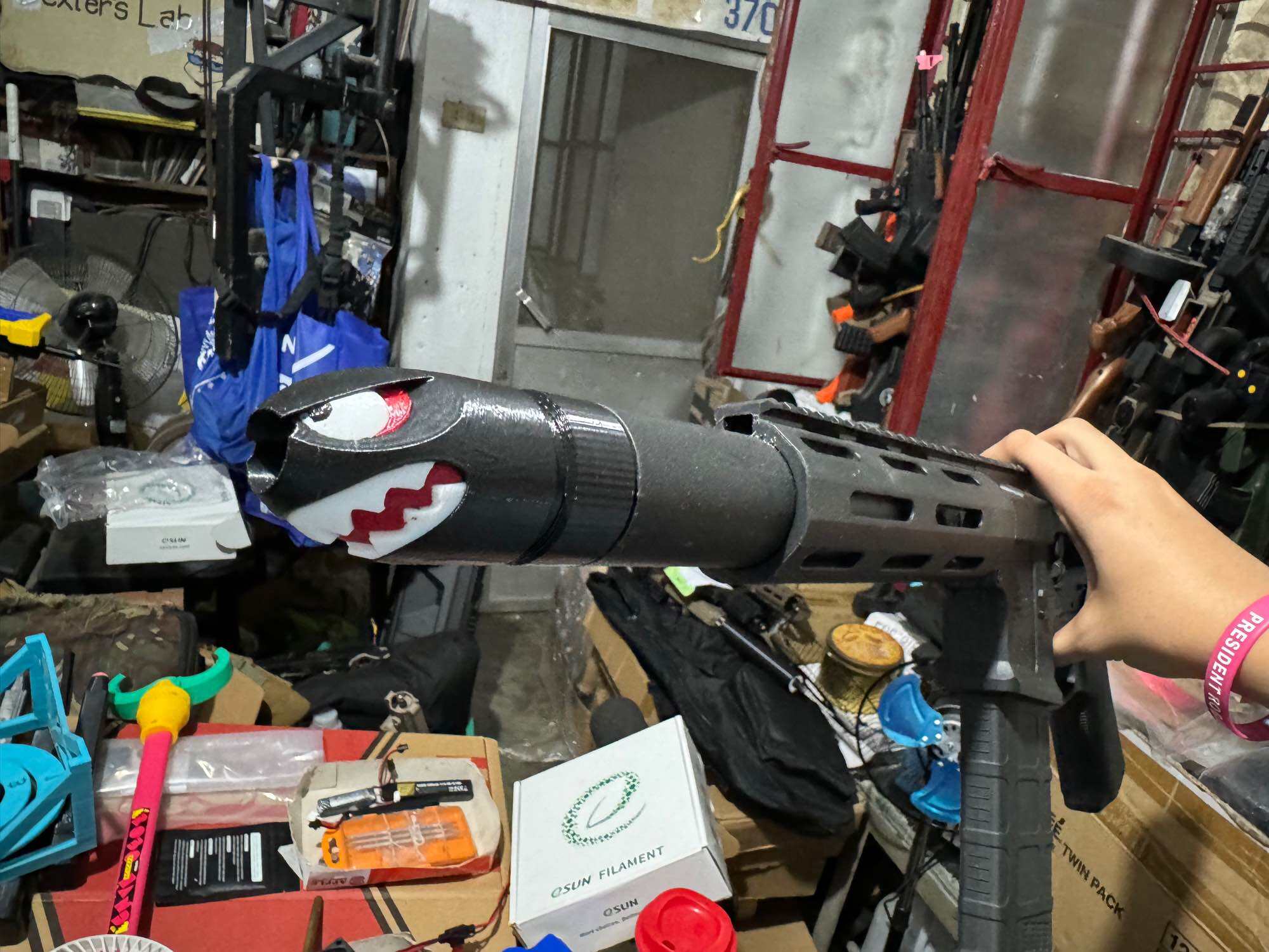 Jomarx 3d printed bullet style hop up for Honey badger Cyma TG Gel Blasters