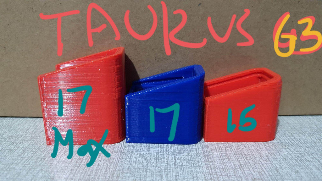 Taurus G3 magazine pad for 15 / 17 rounder