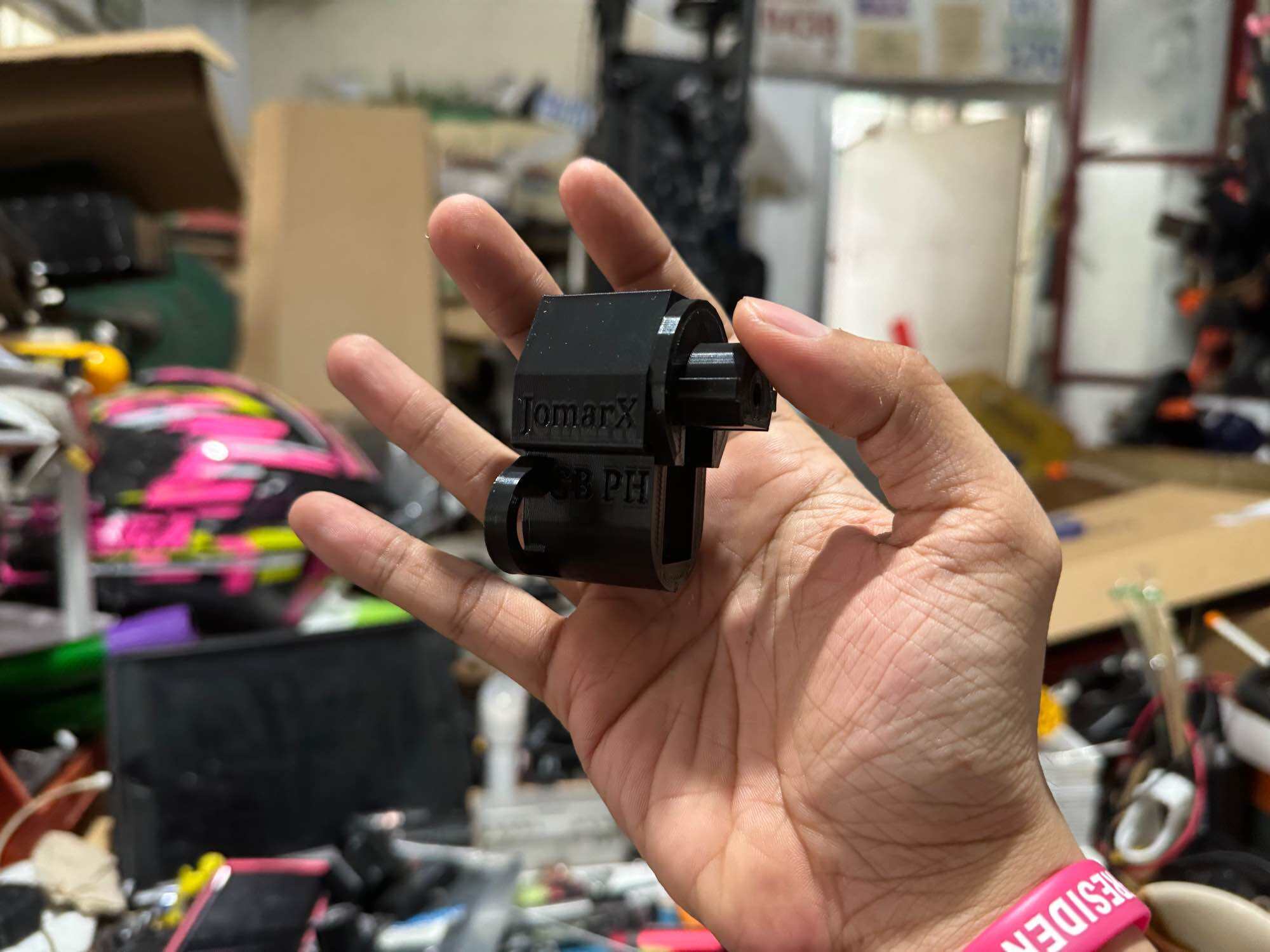 3d printed mini stock adapter for the WD PDX and Bohan MK8 TG F4 TG ARP9v4 Gel Blasters by JomarX