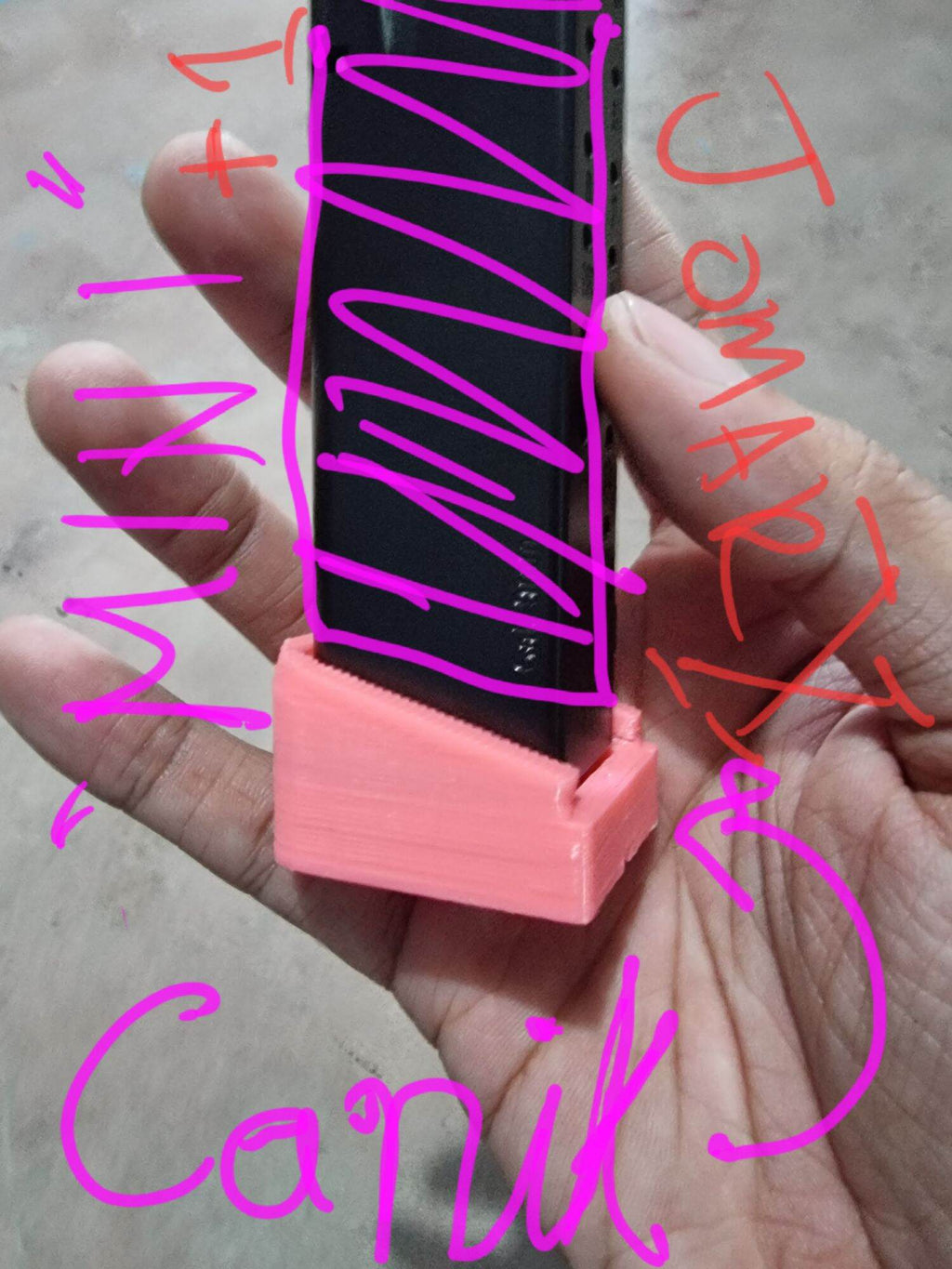 3d printed Canik TP9 magazine base pad