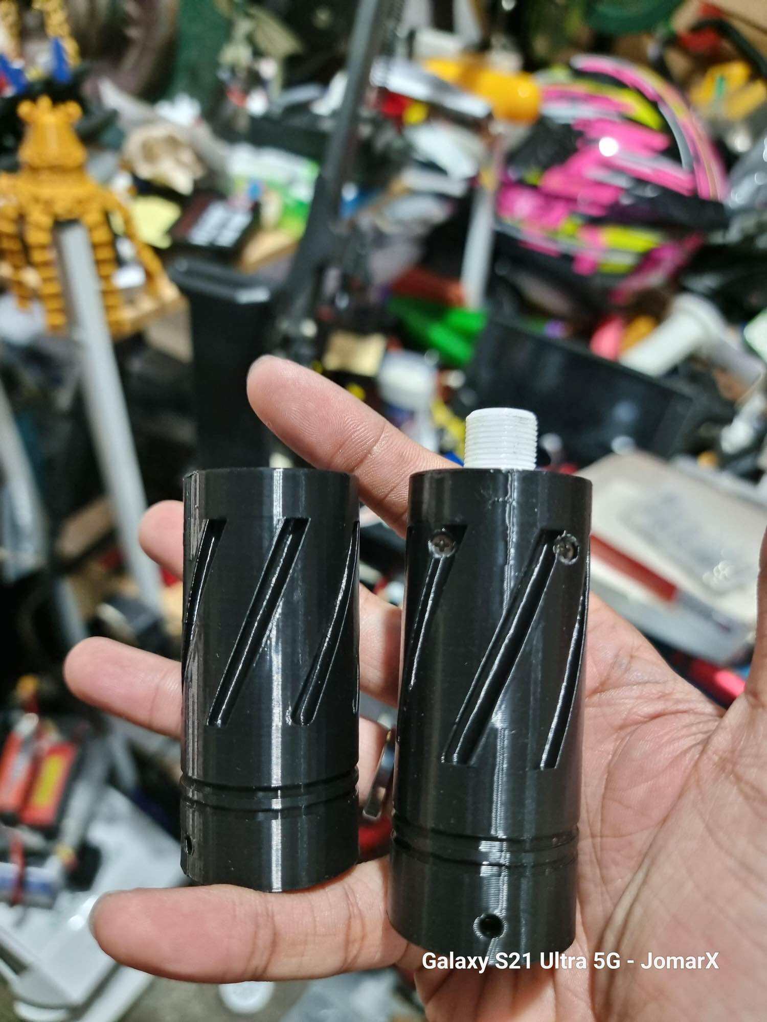 3d printed 3 inch Gel Blasters Hop TOY with threads