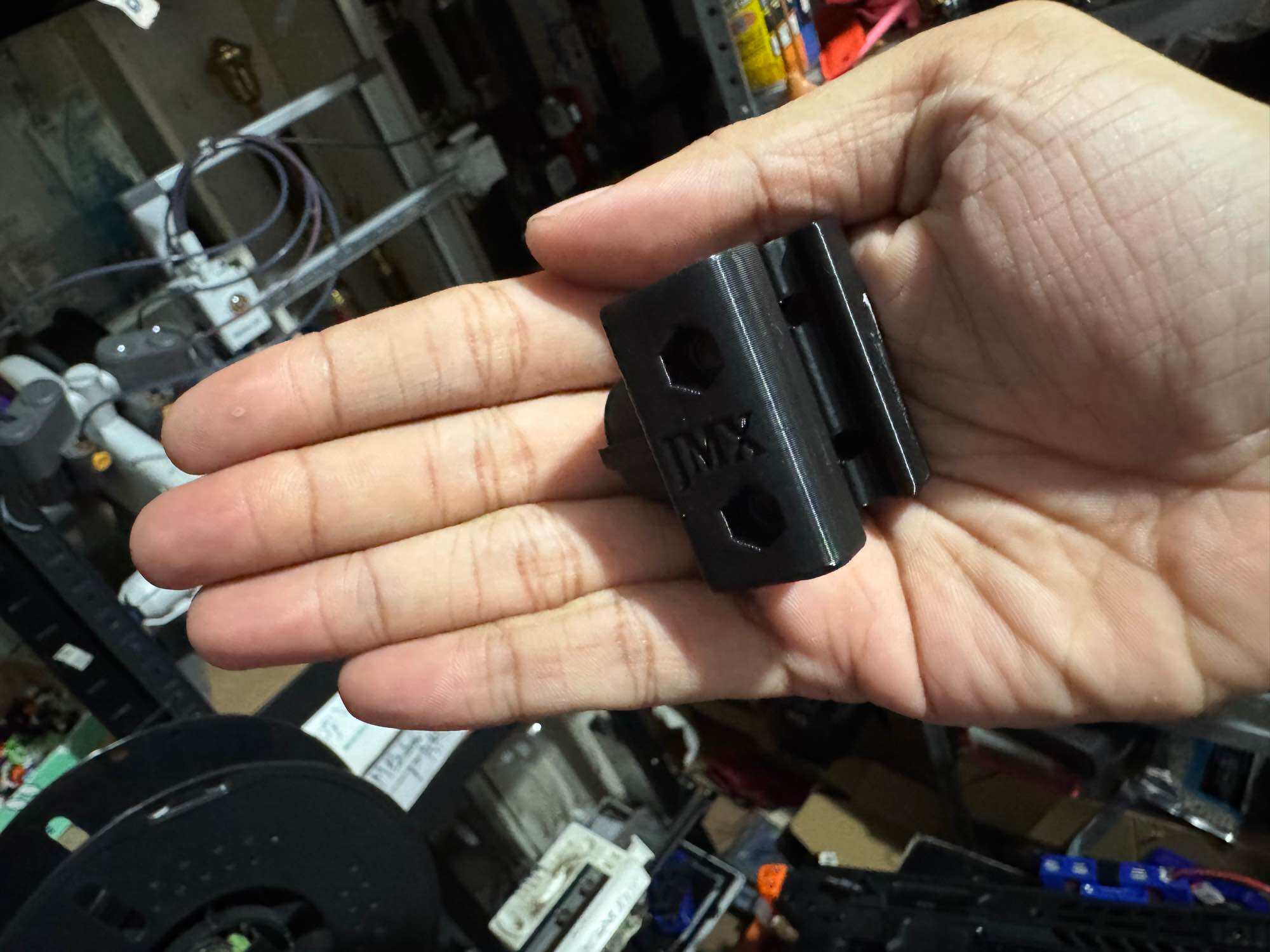 JomarX 3D printed Rails to tube adapter for sijun MCX TOY
