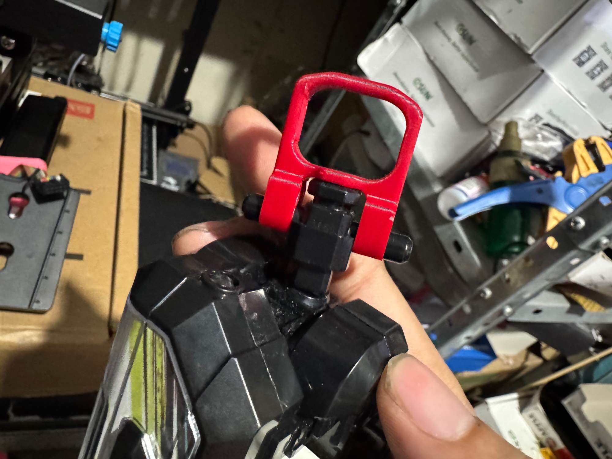 3d printed Beyblade X pull tab for string launcher