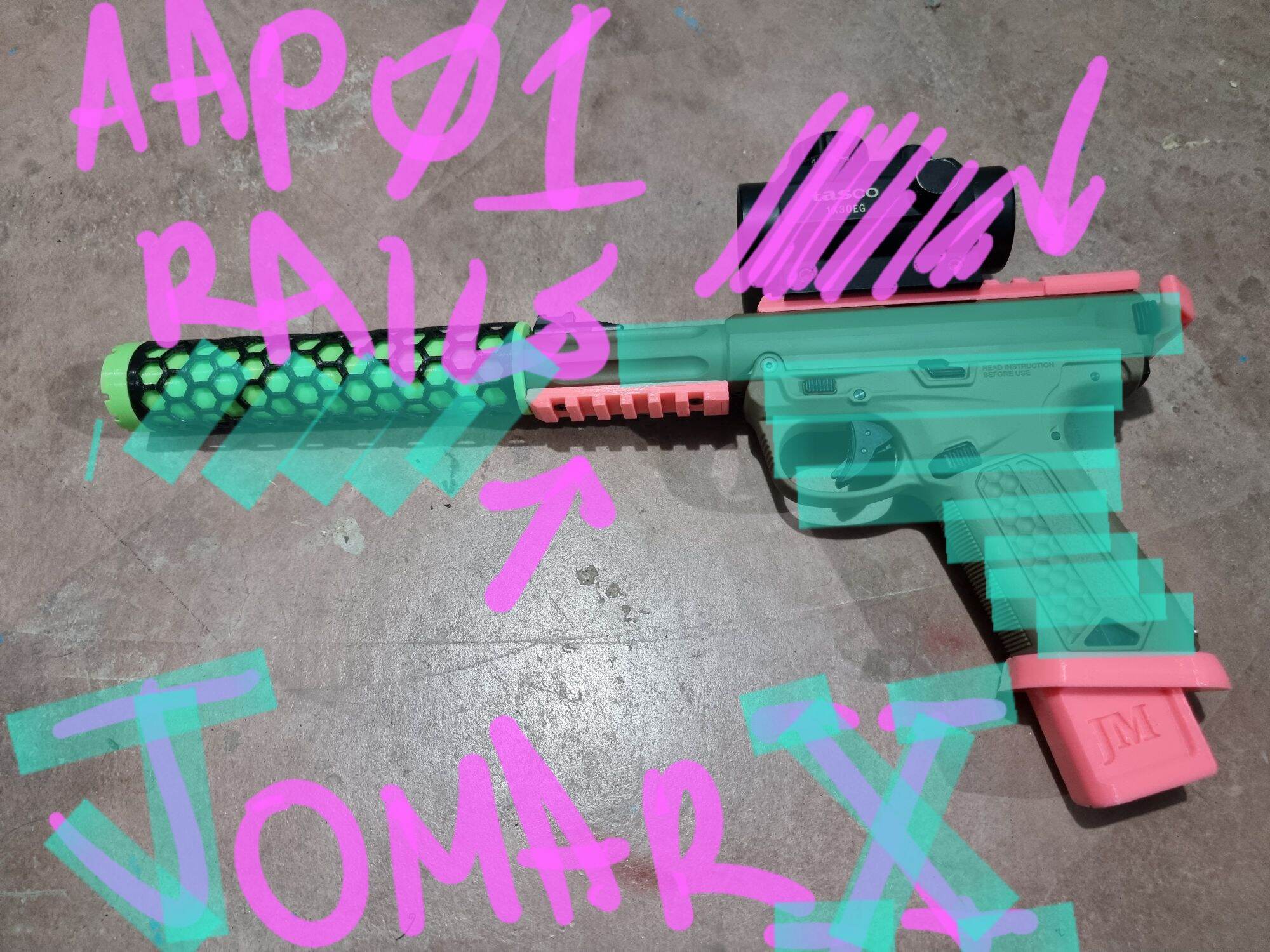 AAP01 AAP-01 Rail kit for SoftAir Action Army
