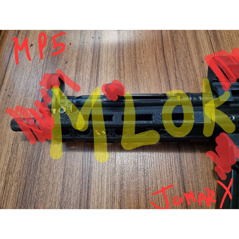 3d printed MP5z handsGuardz for Soft/Air TM / JG