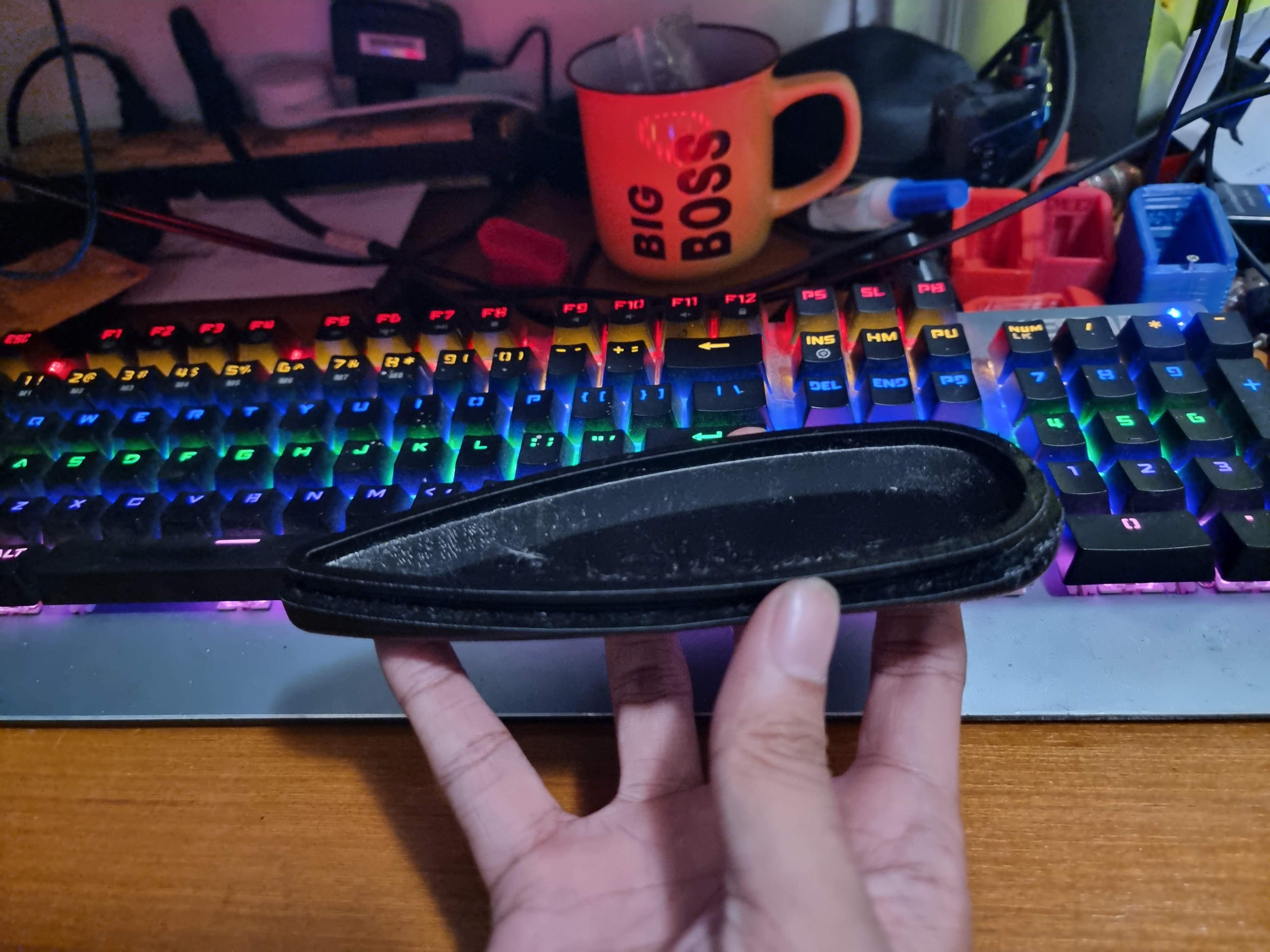 3d printed TOY Steyr AUG rubberized butt plates